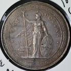 1899 B, Mumbai / Bombay, Great Britain, Trade Dollar, KM T5, Chopmarked