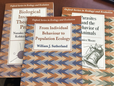 Oxford Series in Ecology & Evolution Lot of 3 Parasites Population Ecology