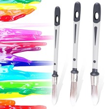 1/3Pcs Small Paint Brush Wall Trim Painting Tools Pointed Synthetic Sash Brush