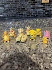 Pokemon Nintendo Lot Of 9 1999 Burger King Keychains Plastic 2"-2.5"