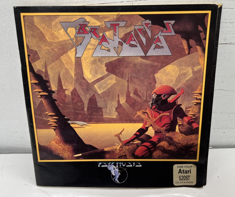 Brataccas – Atari ST – Original Folder & Manual Only (No Disk)