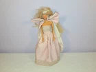 Vintage 1990s Mattel Barbie Fashion Doll with Pink Ballgown and Cape