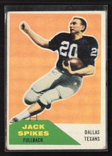 1960 Fleer #39 Jack Spikes - VG/EX Set Break! RC