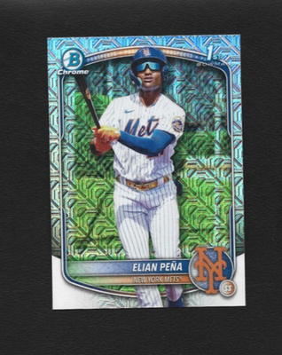 #ad 2025 Bowman Chrome Elian Pena Mojo Refractor BCP 155 $3.00