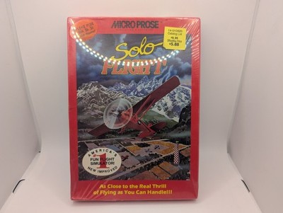 Solo Flight Micro Prose Apple II Family (IIe, IIc, II+) Computer Game NEW SEALED