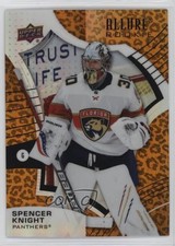 2021-22 Upper Deck Allure Rookies Leopard Spencer Knight #135 0u2j