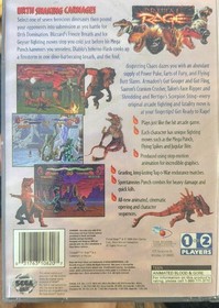 Primal Rage Sega Saturn w/ Case, Disc, Manual Tested  * Fan Remake *