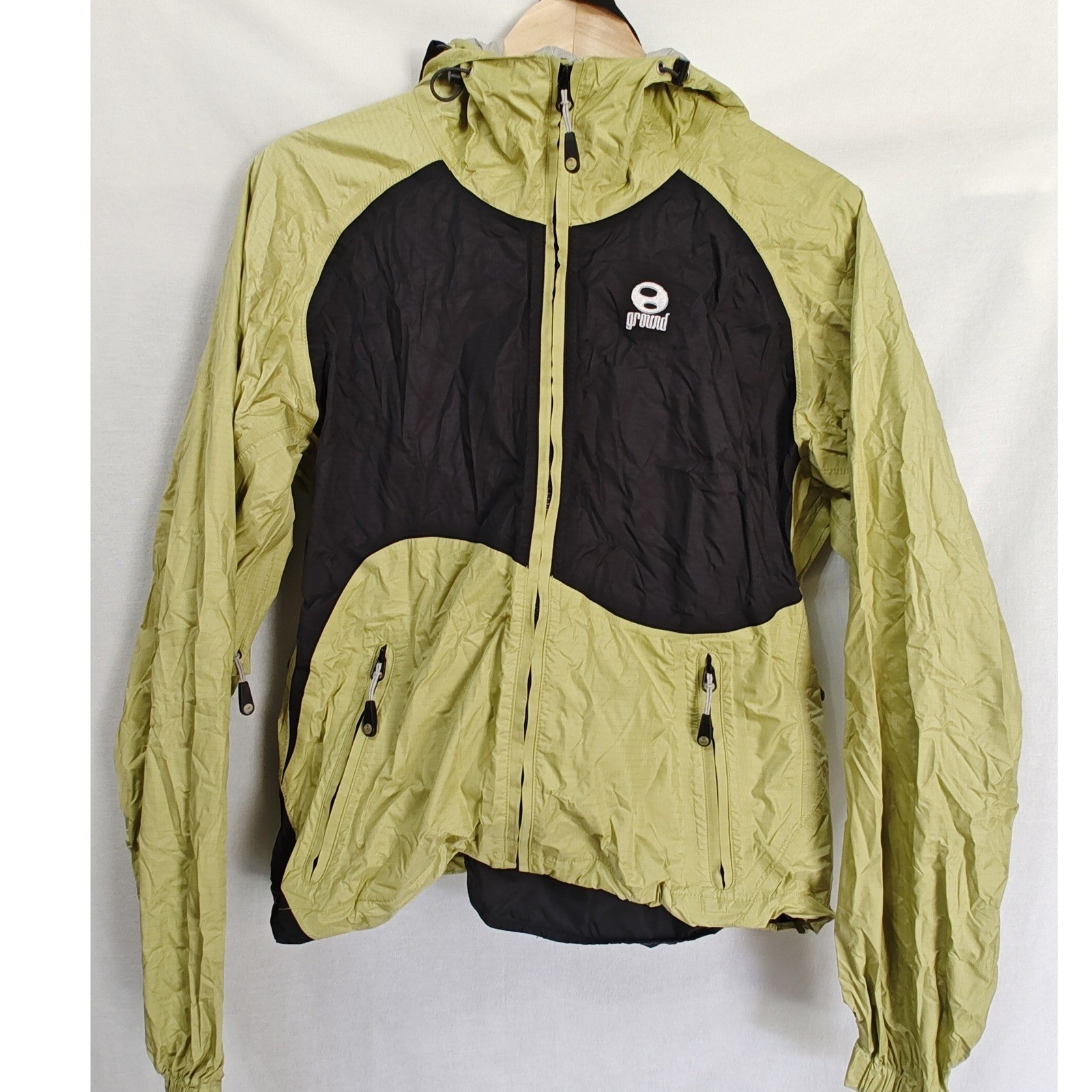 Ground Performance Lightweight Hooded Jacket Lime… - image 2