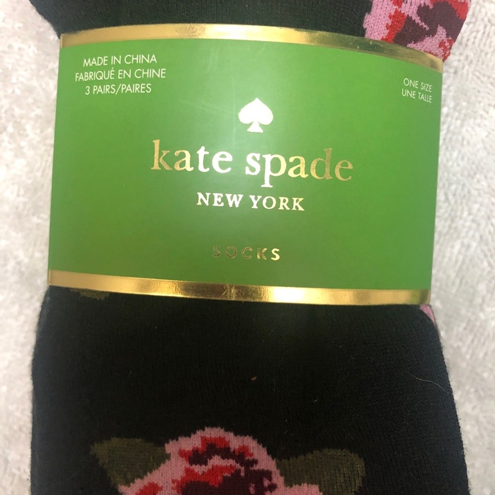 NWT KATE SPADE SOCK BUNDLE WOMEN'S SIZE 4-10 thumbnail 2