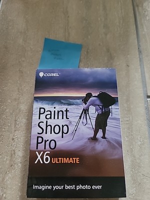 Corel PaintShop Pro X6 Ultimate PC DVD photo picture editing design tools paint