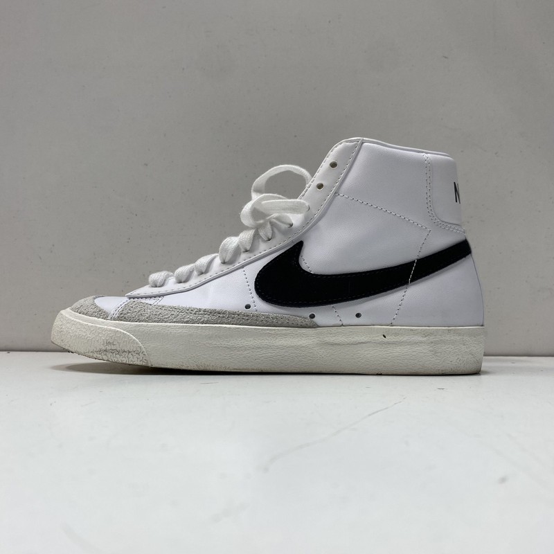 Nike Women Sneakers Blazer Mid CZ1055-100 White Leather Lace-Up Size 7.5