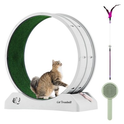 Cat Treadmill Exercise Wheel Cat Running Wheel 31.5 in Large Indoor