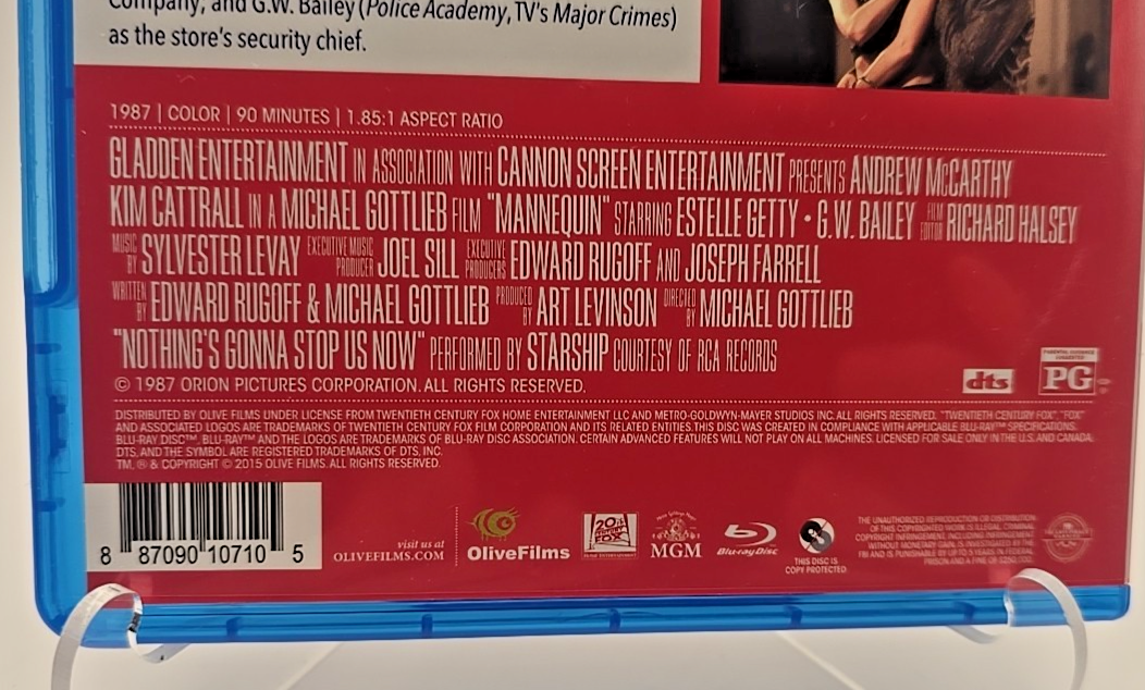 Mannequin (Blu-ray, 1987) for sale online | eBay
