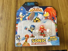 Hashy Top-in Versus Pack Sonic vs Knuckles Akedo Battle Figures AK-4001