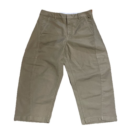 Pantalones chinos recortados curvos Anthropologie Maeve barril bronce nuevos con etiquetas $148 EE. UU. 6 - Imagen 2 de 12