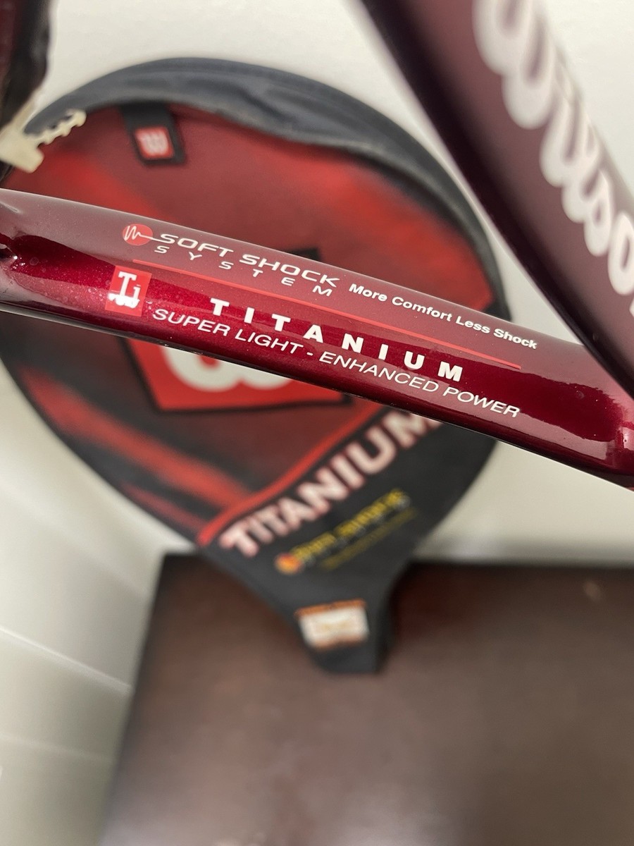Wilson Titanium 3 Soft Shock Tennis Racket 4- 3 /8