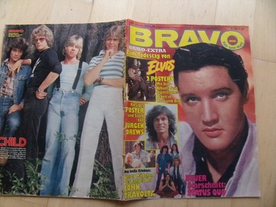 Bravo 1978 : Elvis,Bee Gees, travolta, Bob Dylan, Jürgen Drews -mit elvis Poster