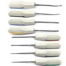 Set Of 8 Luxating Root Elevators Oral Surgery Tooth Extracting Extraction Dental