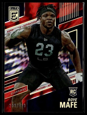 2022 Donruss Elite #193 Boye Mafe Aspirations Shimmer #/499