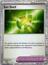Sun Seed 027/034 - Trading Card Game Classic Holo Classic Collection