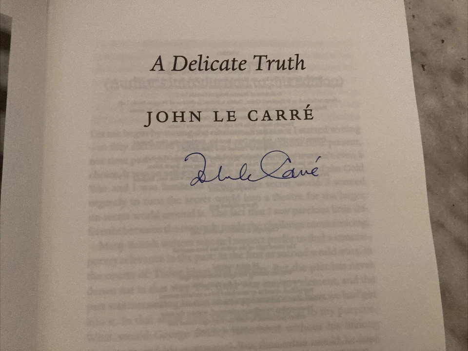 A Delicate Truth - (John Le Carre) - Signed Copy 1st Edition Hardback .1st Impre - Image 2 of 4
