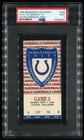 Marvin Harrison HOF NFL Debut - PSA Ticket 1996 Football Indianapolis Colts