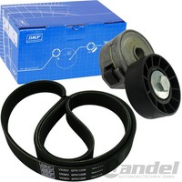 SKF KEILRIPPENRIEMEN-SATZ + Spannrolle FüR Ford Galaxy S-MAX (WA6) 2.0 Tdci