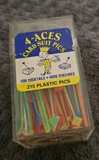 4 Aces Card Suit Pics Pick Appetizer Hors Charcuterie Cocktail Bridge Poker