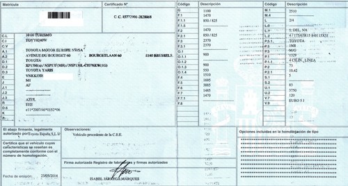 815800D060 PILOTO ANTINIEBLA TRASERO DERECHO / 4866897 PARA TOYOTA YARIS 1.3 16V - Imagen 6 de 10