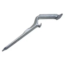 Manufacturer Varies Pail Lid Opener, Silver, Aluminum, 12 In. 18 Manufacturer