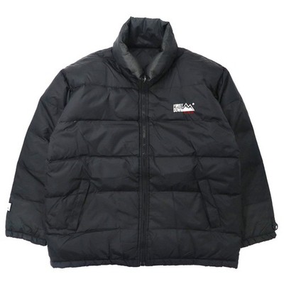 First Down USA Puffer Jacket XXL Black polyester logo