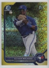 2022 Bowman Yellow Mini-Diamond Refractor 42/75 Estiven Machado #BCP-12 17lu