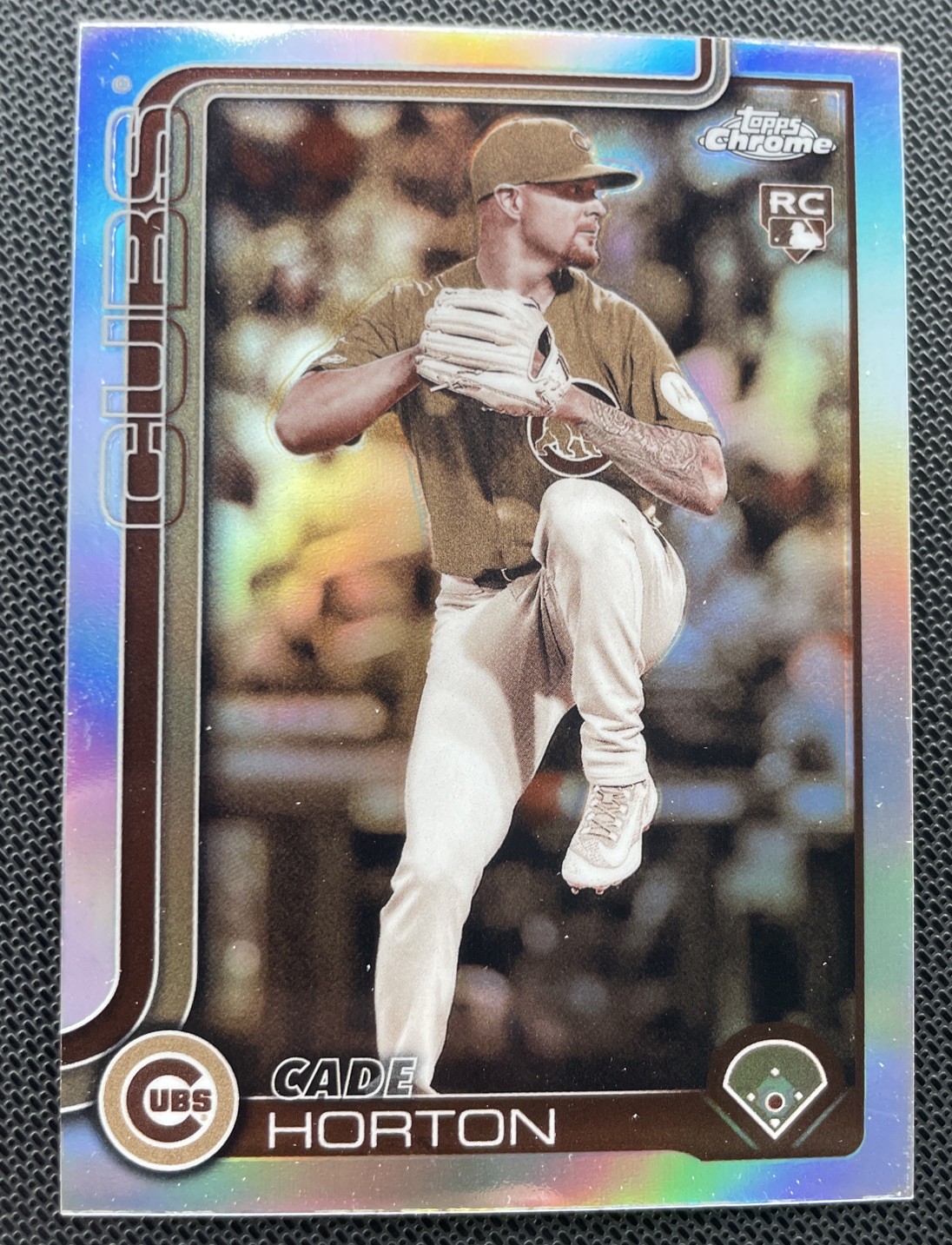 2025 Topps Chrome Update Cade Horton RC Sepia Refractor Rookie #USC63 Cubs