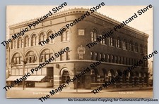 Northrop Block IOLA Kansas RPPC Antique Allen County Bank Photo Postcard 1911