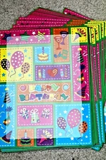 25 Sheets Computer Stationary ~ HAPPY BIRTHDAY  ~ 8-1/2 x 11