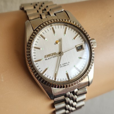 Vintage ENICAR Ocean Pearl men's automatic watch AR 2165
