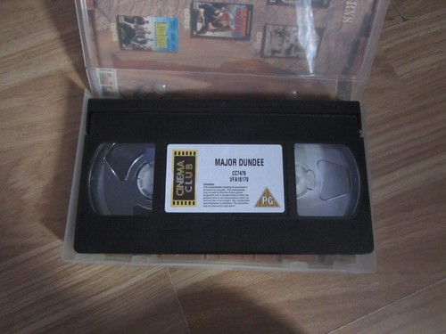 VINTAGE MAJOR DUNDEE WESTERN THEMED VHS VIDEO 1965 STARRING CHARLTON HESTON - Picture 3 of 3