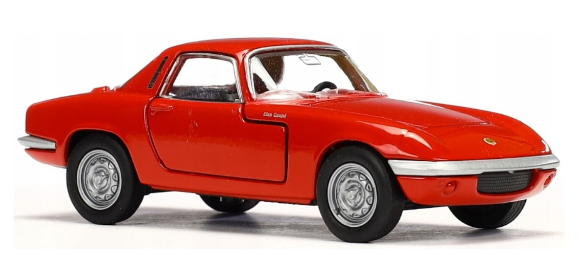 Welly 1965 Lotus Elan Red 1:34 1:39 Scales 4.5 Inch Car US IMPORT
