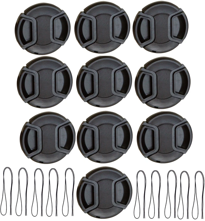 Vivitar 10 Pieces Snap On Front Lens Cap 49mm, 52mm, 55mm, 67mm! - Image 2 of 4