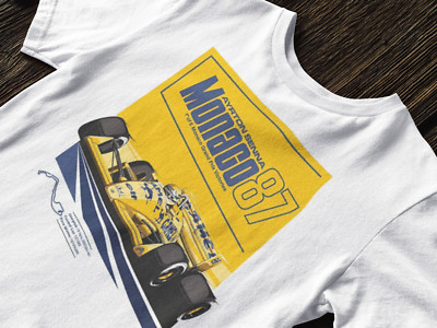 Ayrton Senna T-Shirt, Ayrton Senna Tee, Racing Team Shirt, Monaco Top, SENNA F1