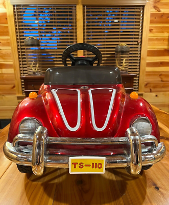VW Convertible Volkswagen Beetle Bug Junior Sportster TS-110 Red