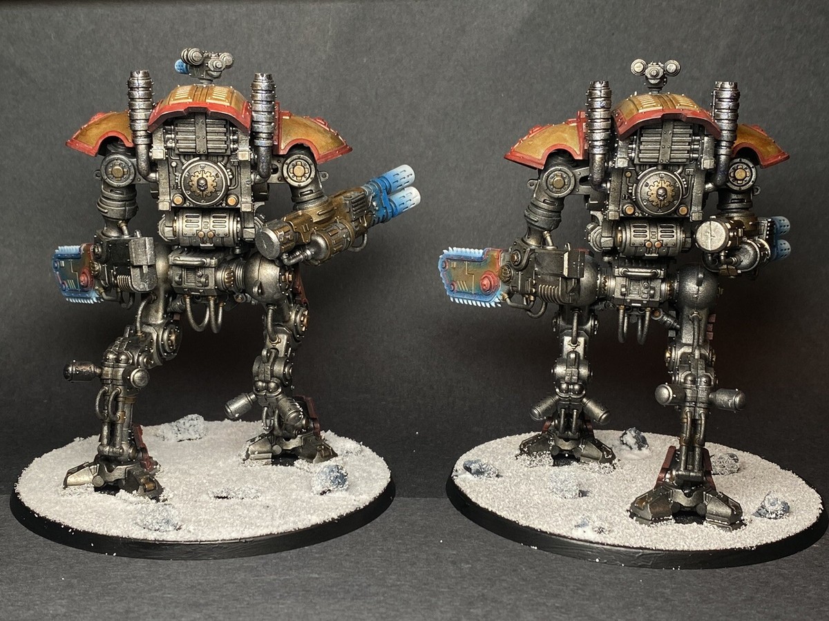 Warhammer 40k Imperial Knights Armiger Warglaives Paint Commission