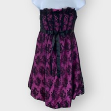 VTG  Jessica McClintock Gunne Sax Formal Dress  7  Purple Lace  Whimsigoth