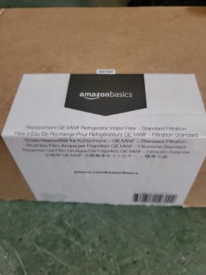 AmazonBasics Replacement GE MWF Refrigerator Water Filter - Premium Filtration