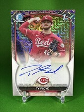 2023 Bowman Chrome Mojo HTA Choice Refractor Ty Floyd Rc Auto #CDA-TF  /150 Reds