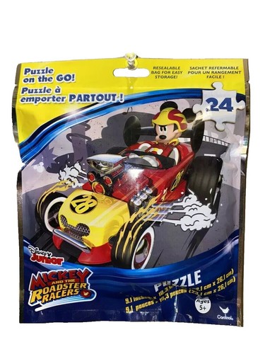 Educa Mickey Roadster Racers Puzzle-Set – 4 Puzzles Mit 12-25 Teilen, Für Kinder Ab 3 Jahren
