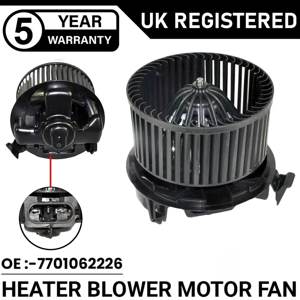 FOR NISSAN MICRA MK3 MICRA C K12 NOTE E11 NV200 CLIO MK3 HEATER BLOWER MOTOR FAN - Image 2 of 4
