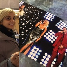 GFA Meant to Be Sexy Star BEBE REXHA Signed 11x14 Photo PROOF COA