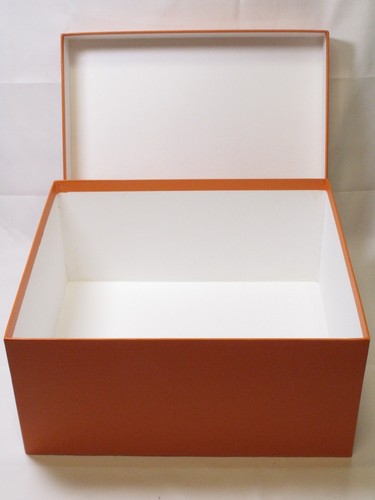Hermès Large Empty Box for bag Orange 13.4"x15.4"x7.1" - Picture 4 of 24