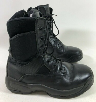 5.11 Tactical ミリタリーブーツ ブラック　US10.5 USED 5.11 Tactical Atac Black Leather Canvas Military Combat Side Zip